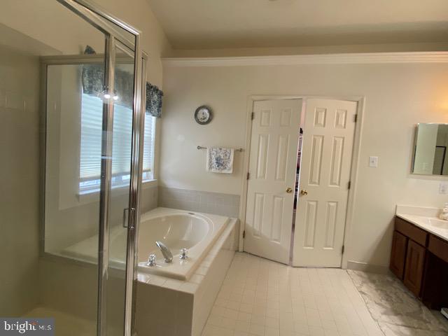 8 Stonehedge Drive East Windsor, NJ 08520 - Photo 24 of 47 Master Bath with shower and Jacuzzi tub.