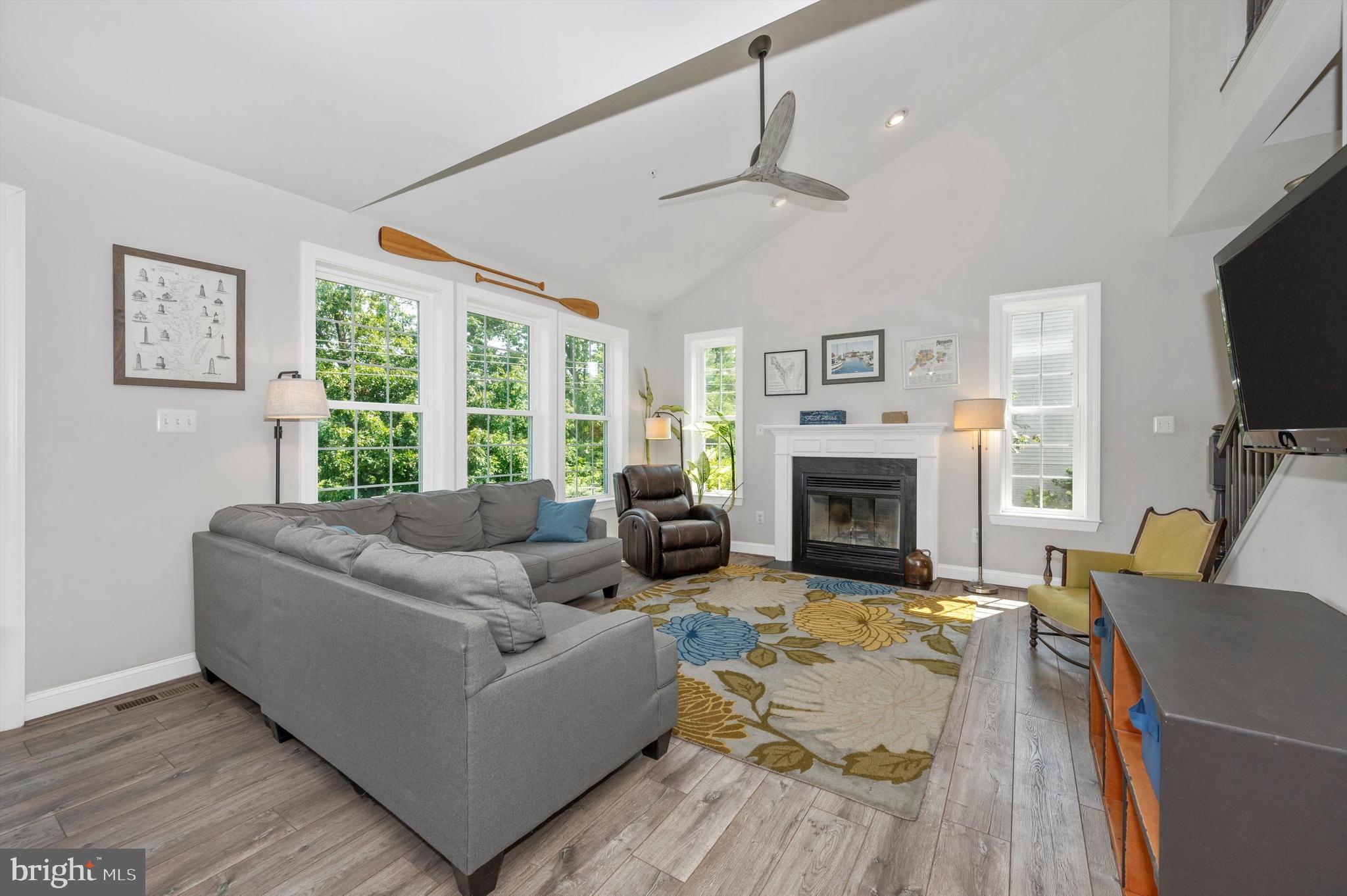 7146 Masters Road New Market, MD 21774 - Photo 2 of 28 Living Room with Wood Burning Fireplace