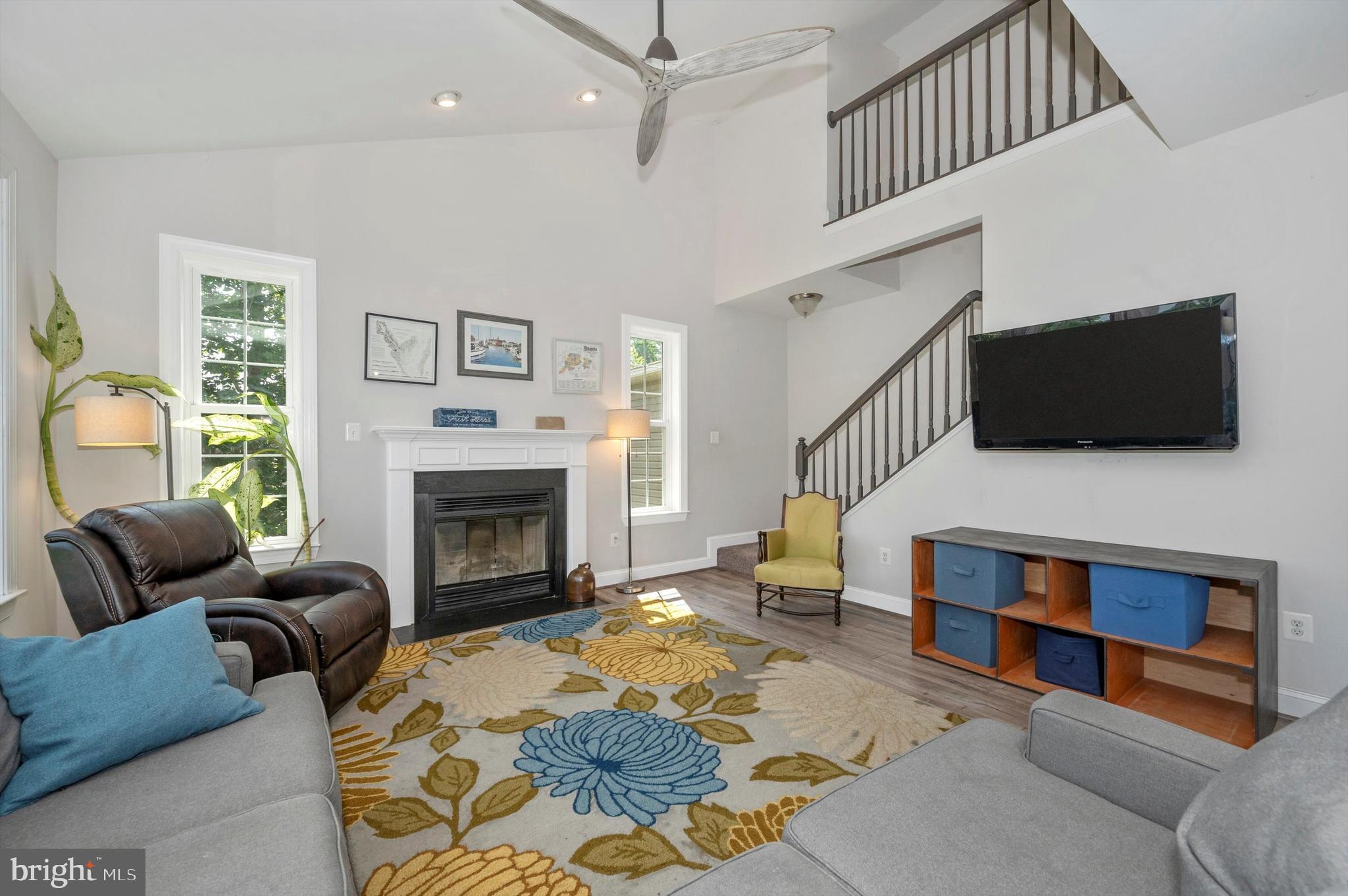 7146 Masters Road New Market, MD 21774 - Photo 3 of 28 Living Room with Wood Burning Fireplace
