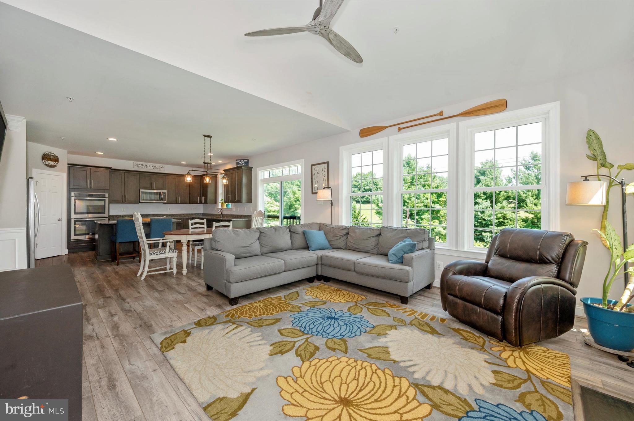 7146 Masters Road New Market, MD 21774 - Photo 5 of 28 Living Room into Dining Area and Kitchen