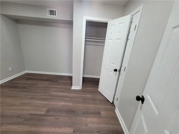 wooden floor in an empty room