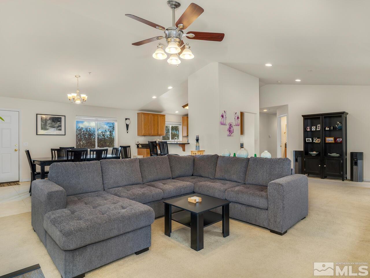 160 Hoge Road Reno, NV 89506 - Photo 4 of 19 a living room with furniture and a view of kitchen