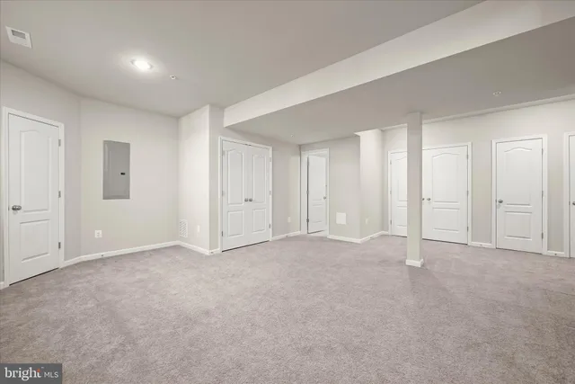 a view of an empty room