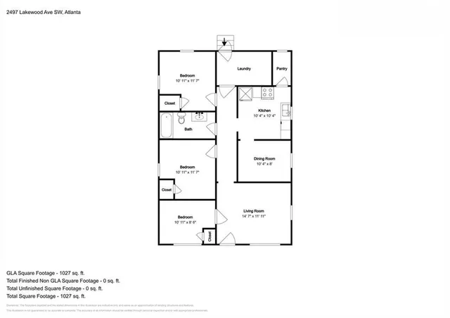 $1,345 | 2497 Lakewood Avenue Southwest, Atlanta, GA 30315