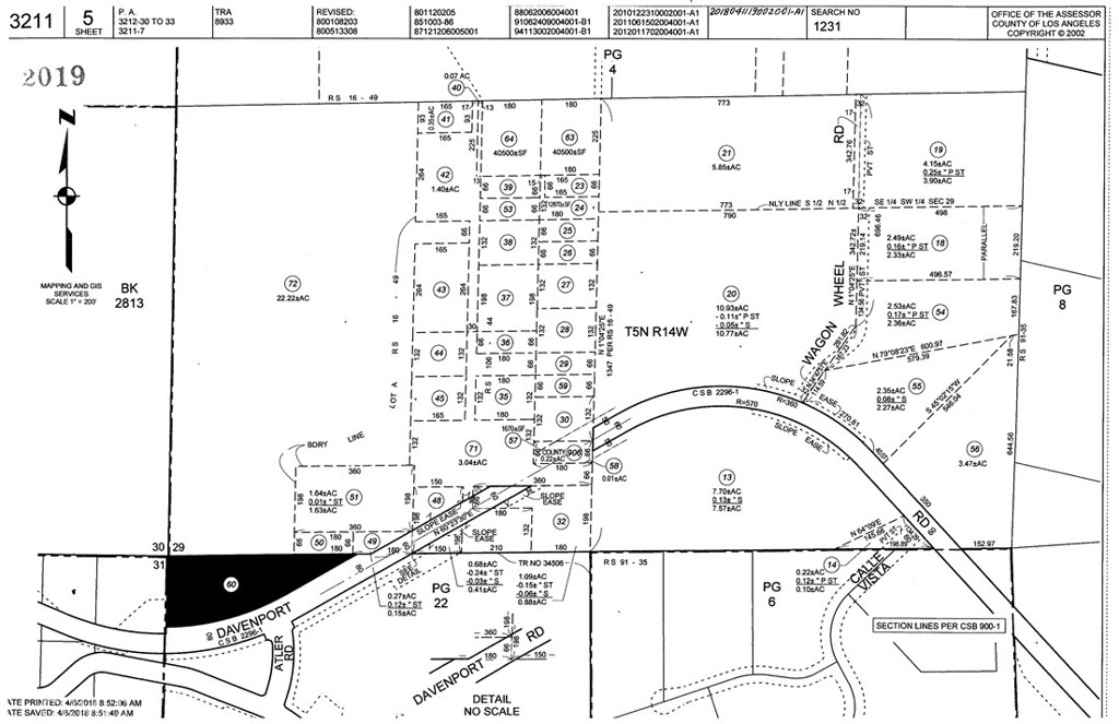 0 Vac/davenport Rd/vic Wagonwheel Agua Dulce Ca, Agua Dulce, CA 91390