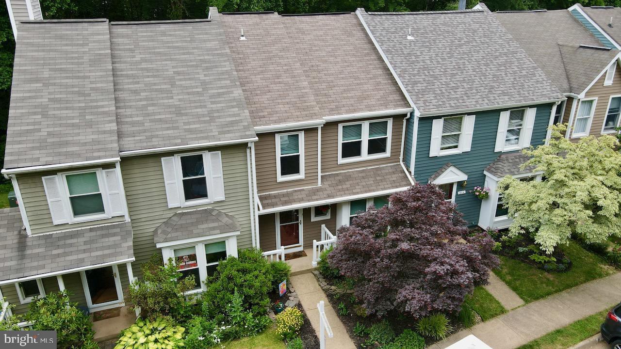 1512 Poplar Grove Drive Reston, VA 20194 - Photo 38 of 70 a aerial view of a house with a yard and potted plants