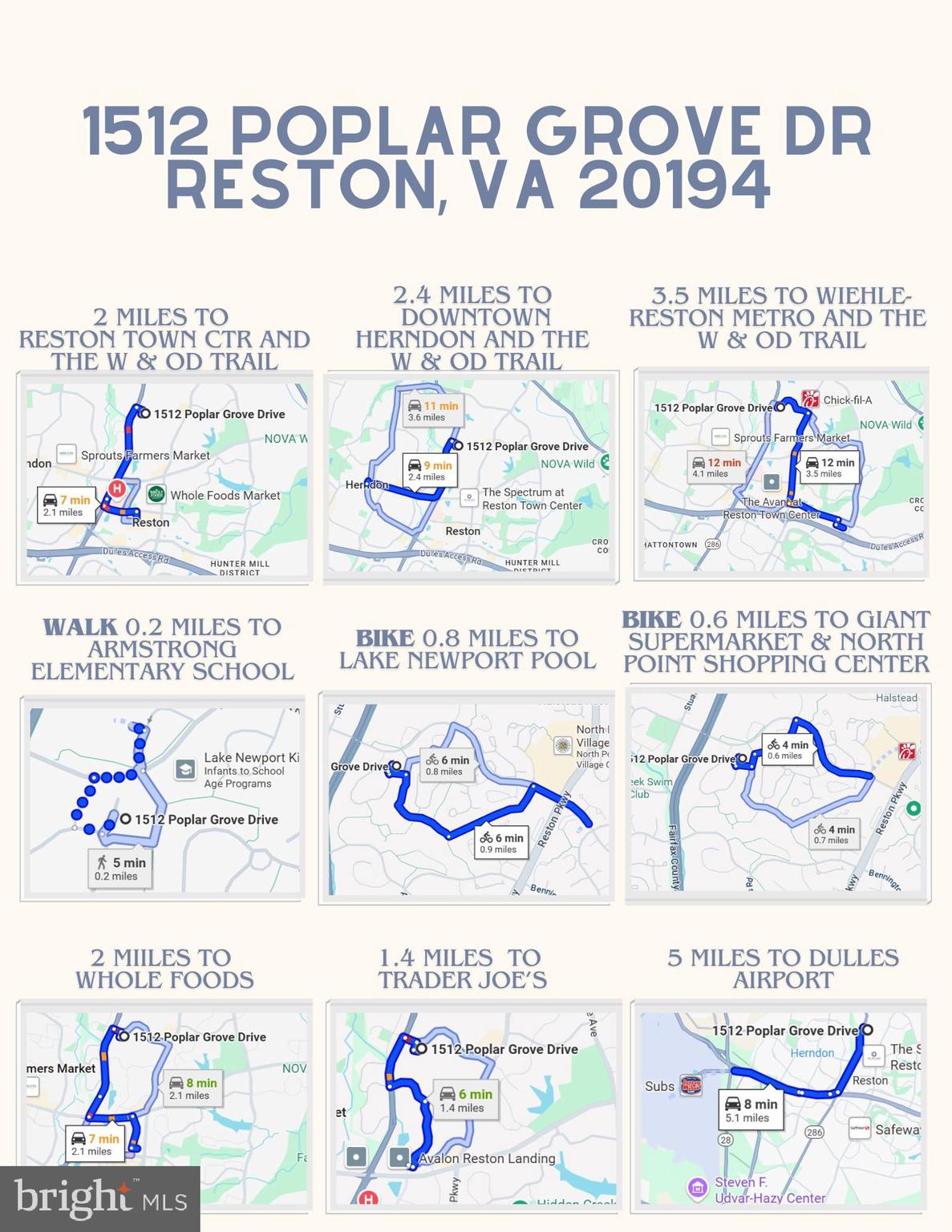 1512 Poplar Grove Drive Reston, VA 20194 - Photo 39 of 70 What a great location! Area Attractions