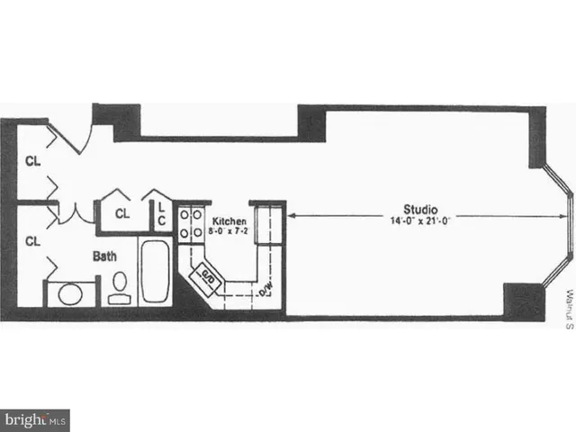 $1,825 | 2020 Walnut Street, Unit 23M, Philadelphia, PA 19103