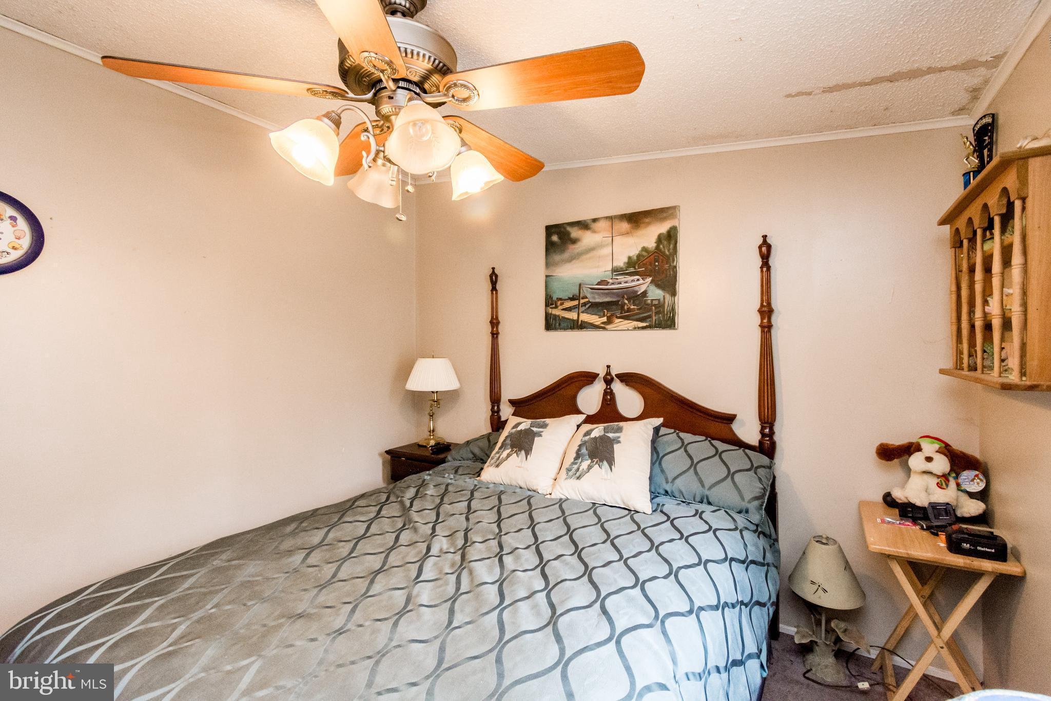 2293 Fords Corner Road Hartly, DE 19953 - Photo 47 of 47 a bedroom with a bed and a chandelier