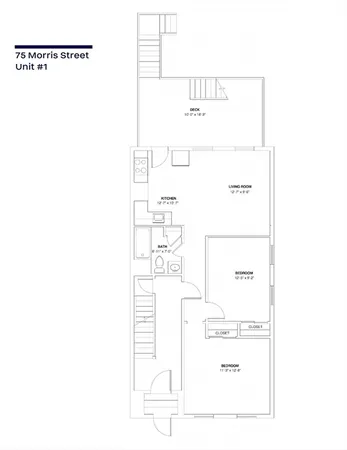 $2,750 | 75 Morris Street, Unit 1, Boston, MA 02128
