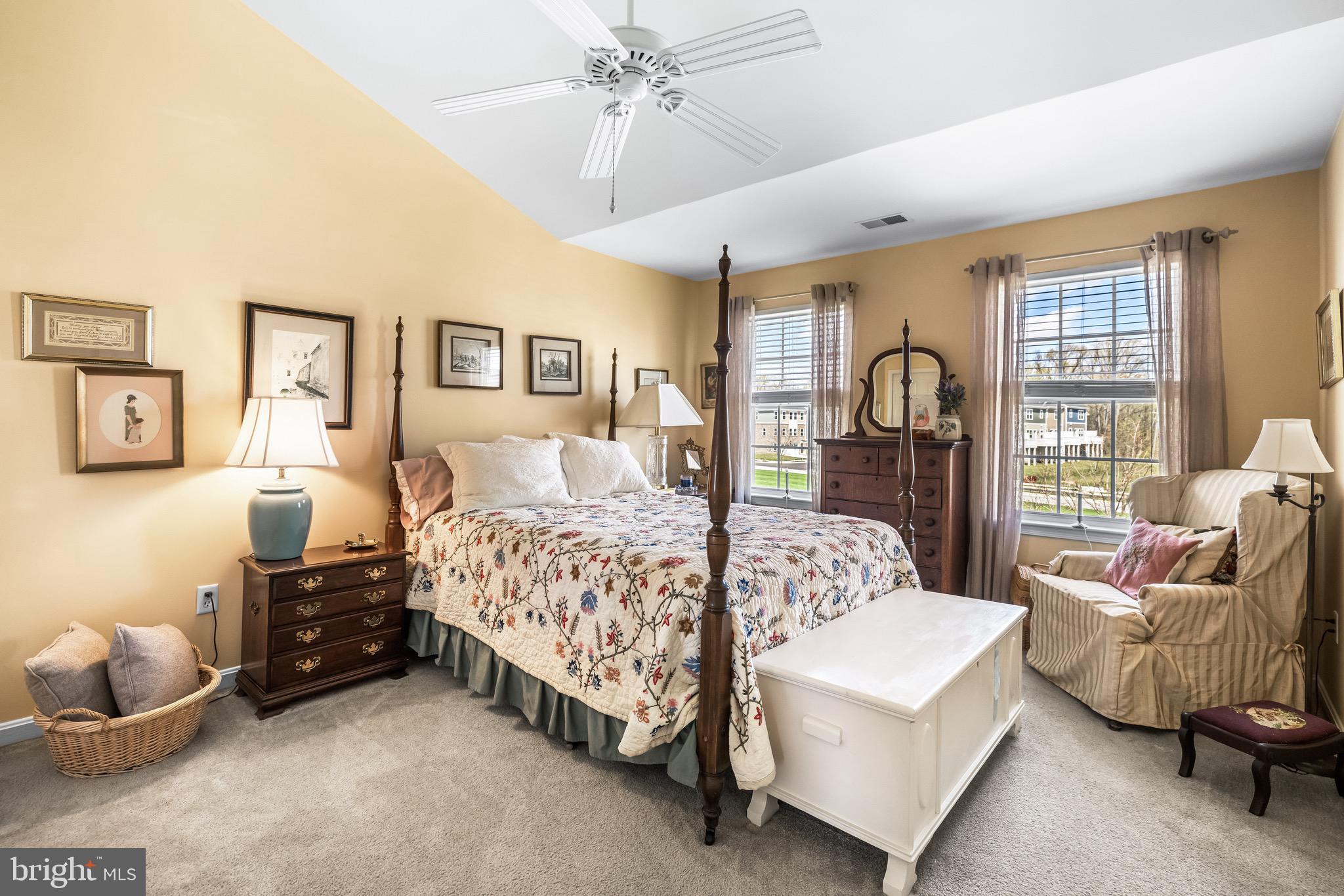 1713 Mystic Circle Baltimore, MD 21221 - Photo 25 of 37 a bedroom with a bed and ceiling fan