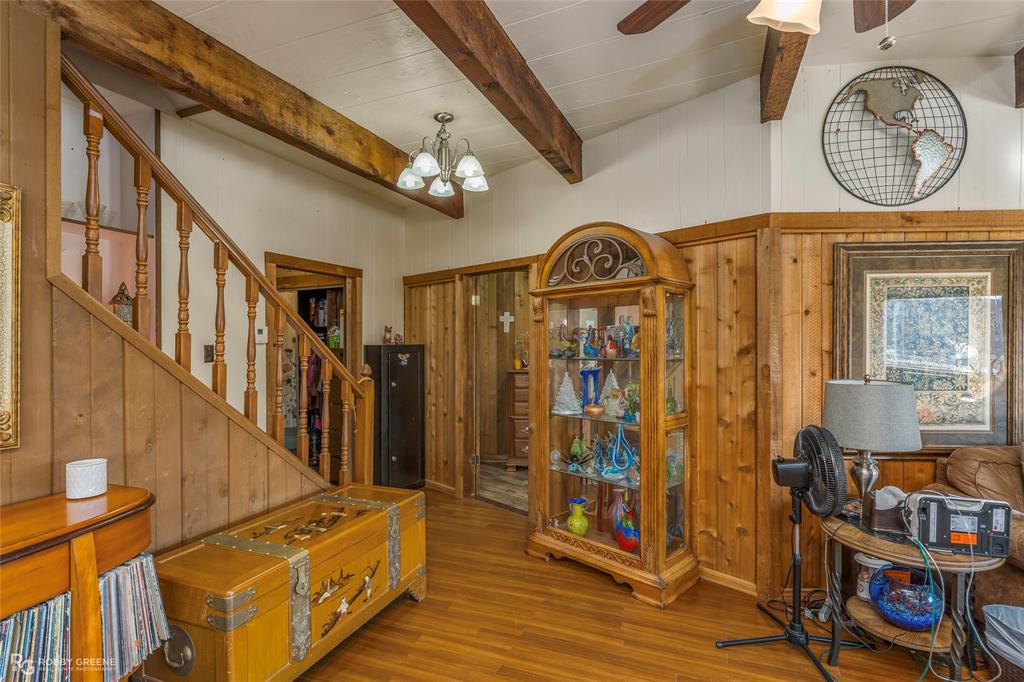 350 Brushy Creek Road Sibley, LA 71073 - Photo 25 of 40 a view of a hallway with entryway wooden floor and front door