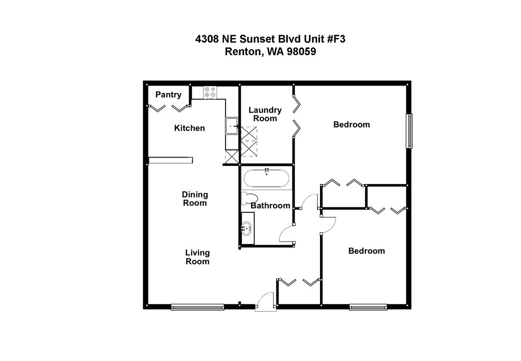 4308 Northeast Sunset Boulevard, Unit F3 Renton, WA 98059 - Photo 19 of 26 a picture of a building with a white wall and floor