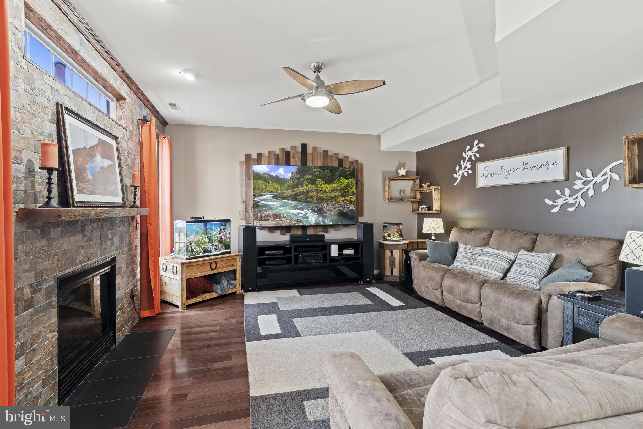 5 Panama Court Carneys Point, NJ 08069 - Photo 10 of 36 a living room with furniture and a fireplace