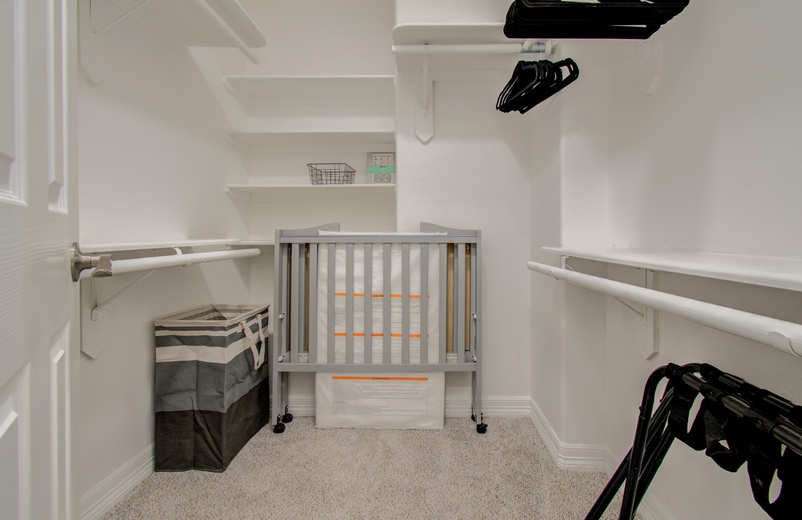 8623 Parasol Lane Houston, TX 77064 - Photo 22 of 50 a view of walk in closet with clothes and shoes