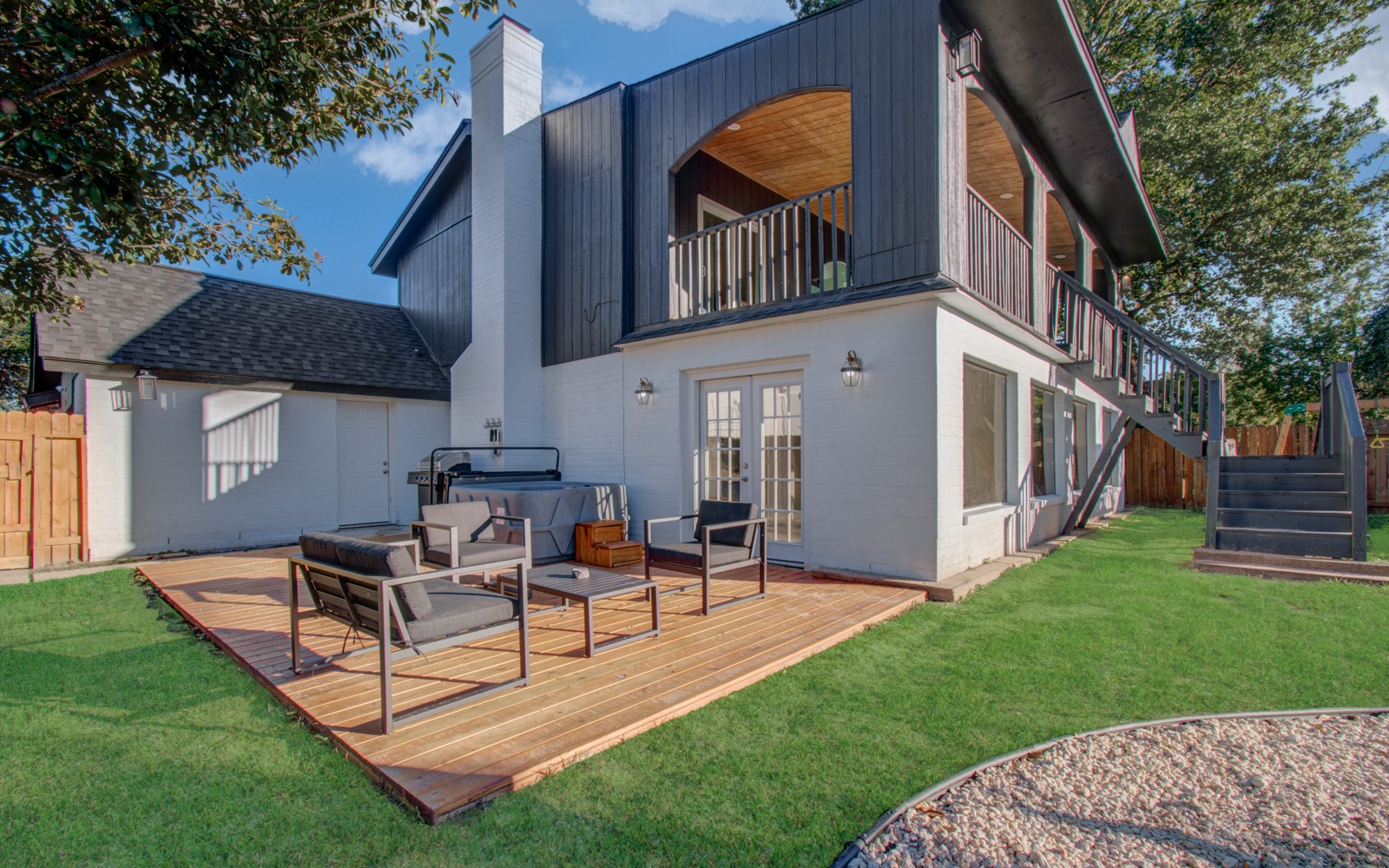 8623 Parasol Lane Houston, TX 77064 - Photo 37 of 50 a view of a house with backyard and sitting area
