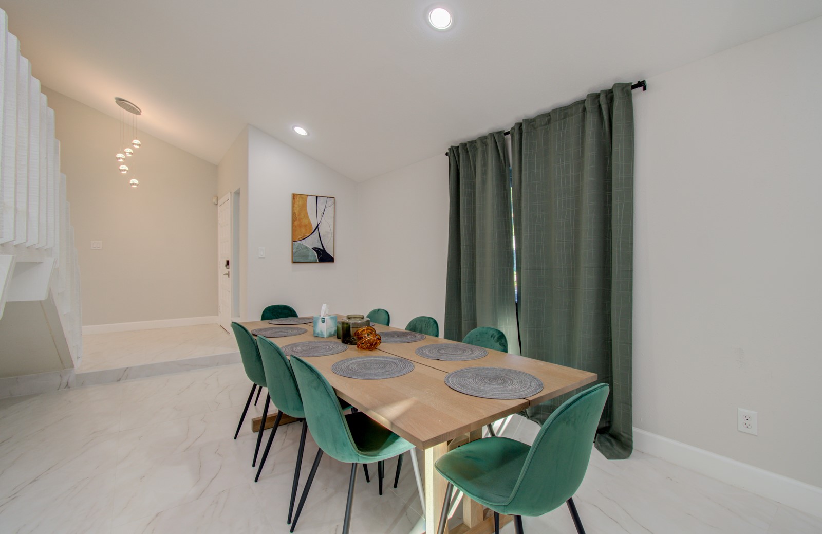 8623 Parasol Lane Houston, TX 77064 - Photo 7 of 50 a view of a dining room with furniture and wooden floor