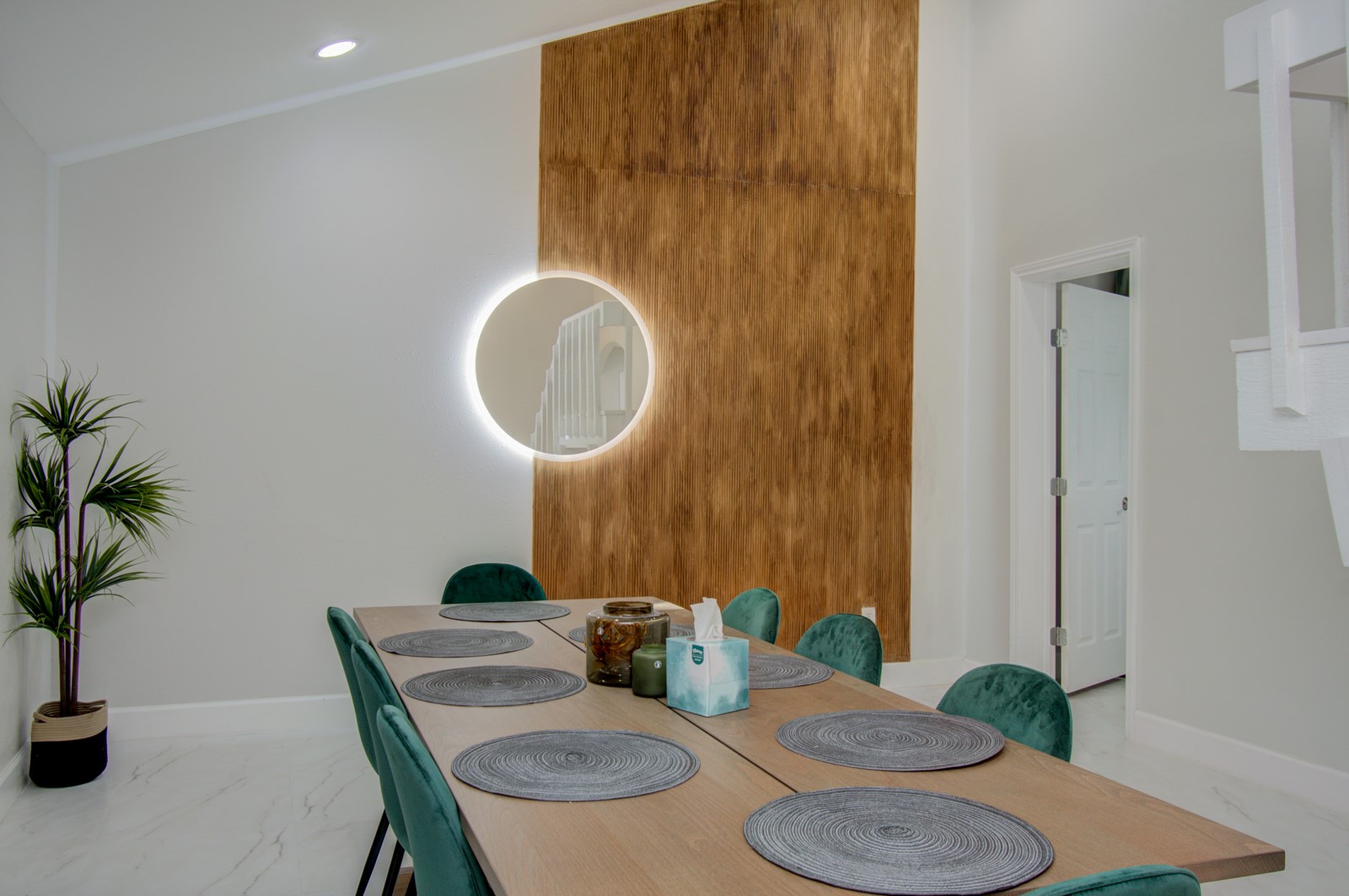 8623 Parasol Lane Houston, TX 77064 - Photo 8 of 50 a view of a dining room with furniture and wooden floor