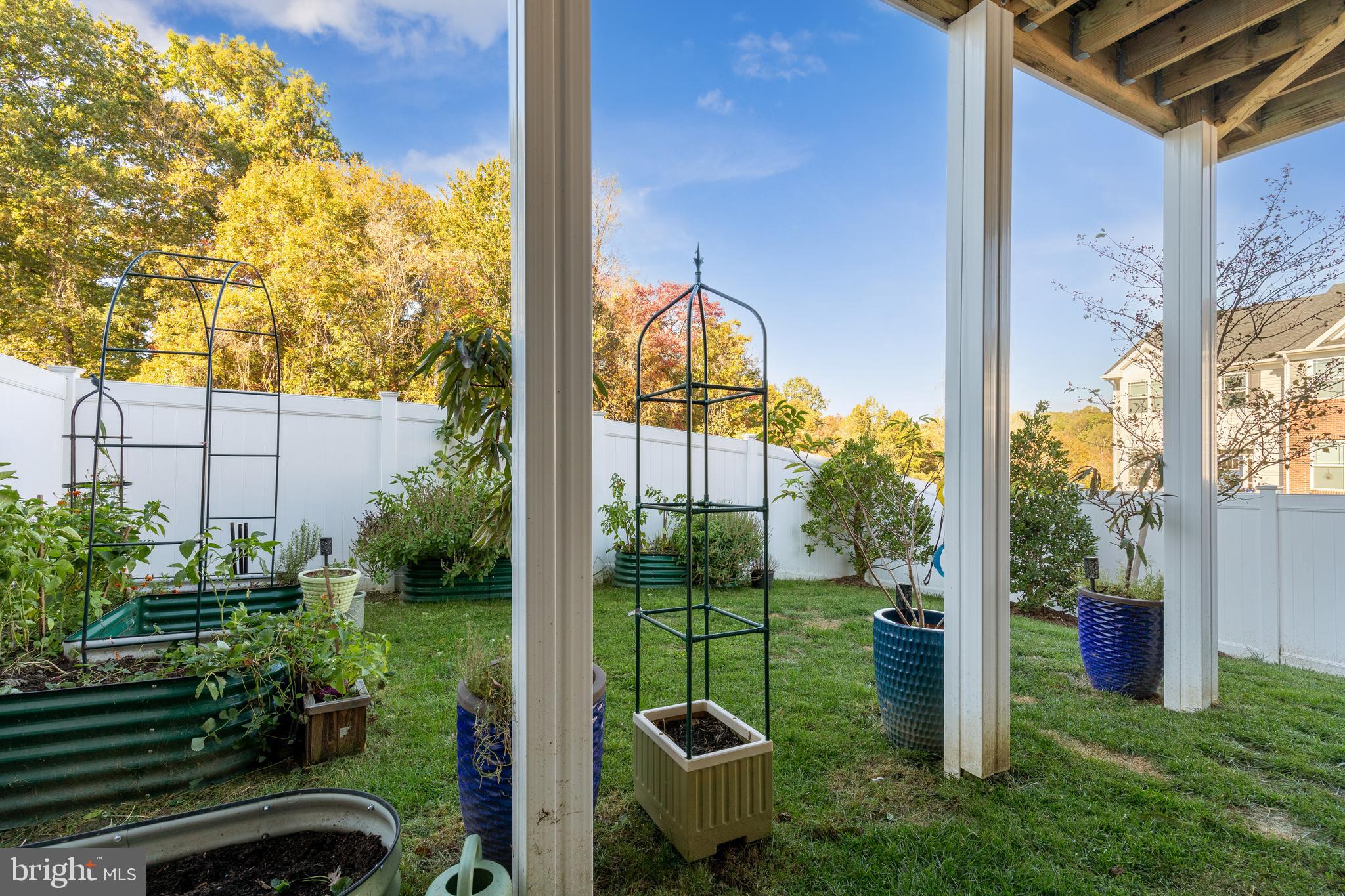 2218 Partin Road Baltimore, MD 21244 - Photo 58 of 62 a view of a garden from a patio