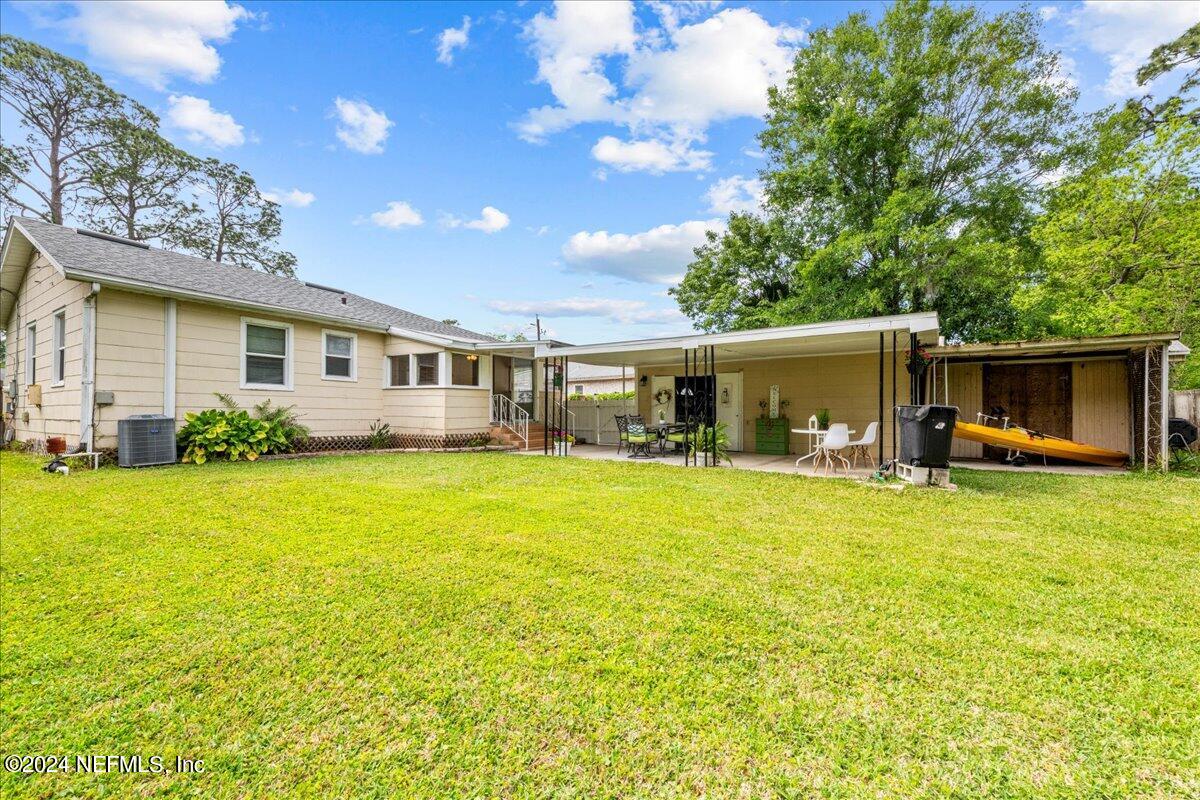 1119 Scotten Road Jacksonville, FL 32205 - Photo 24 of 27 Backyard