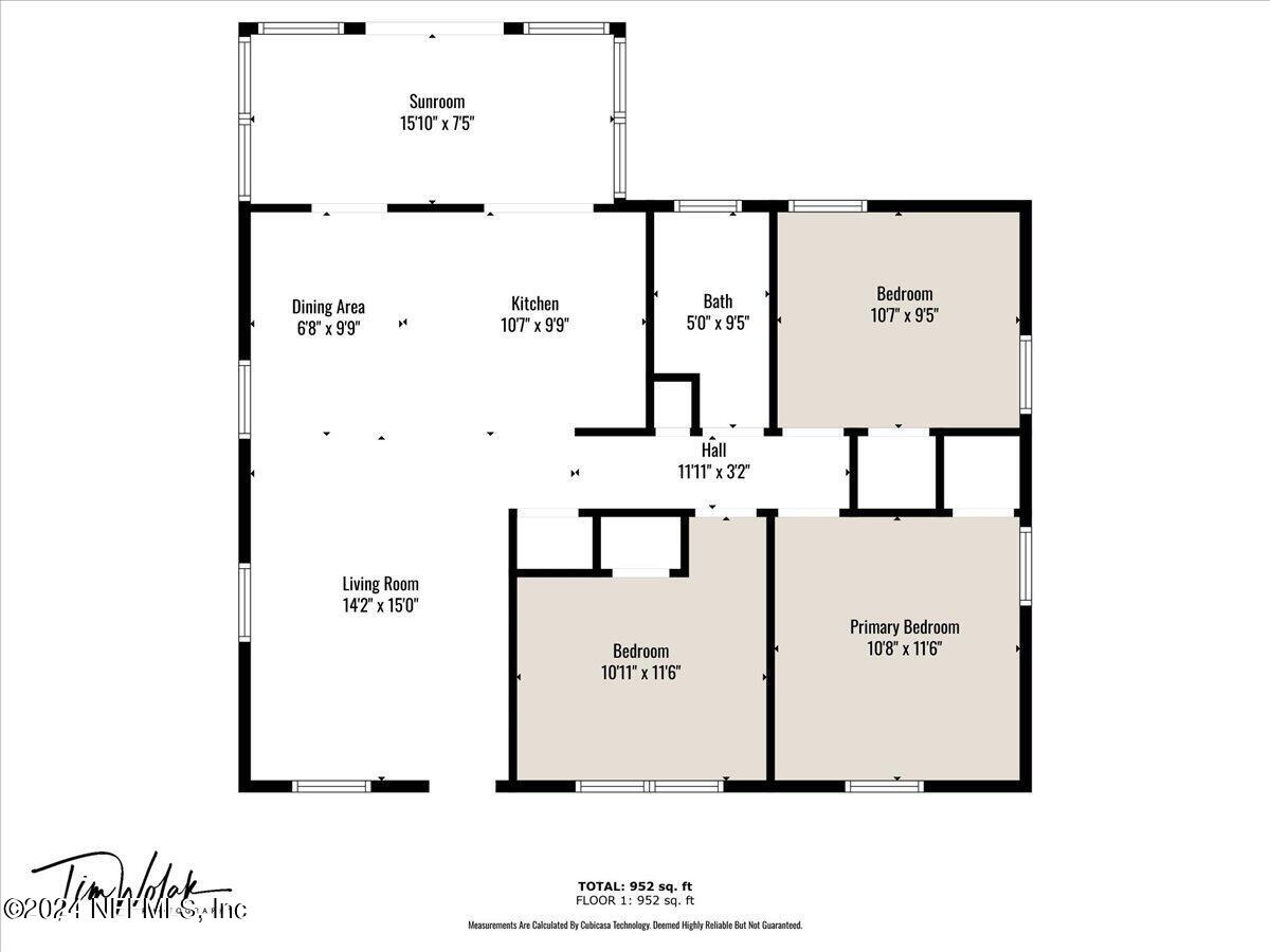 1119 Scotten Road Jacksonville, FL 32205 - Photo 27 of 27 Floorplan