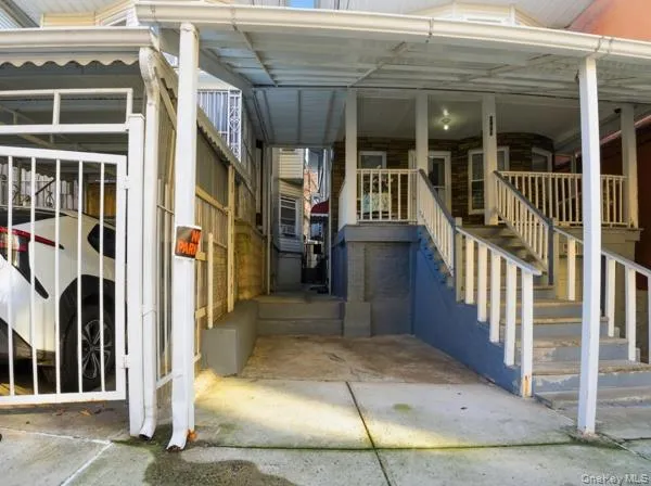 a living room with furniture and window