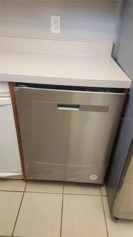 a close view of washer and dryer