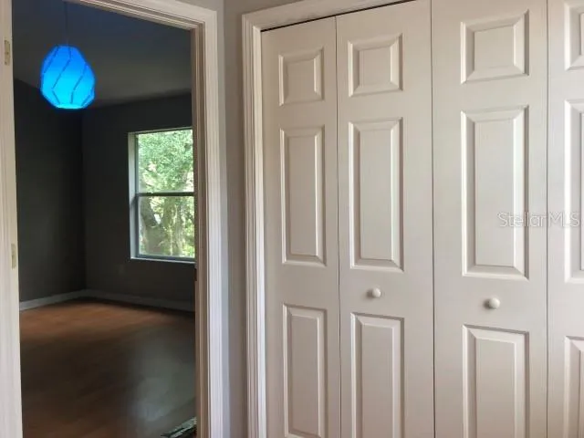 a view of front door