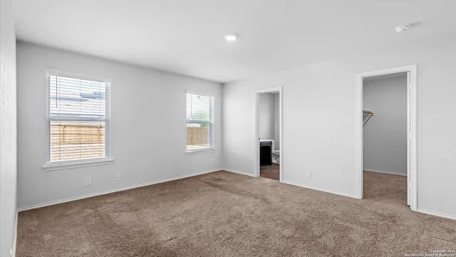 a view of a livingroom with a window
