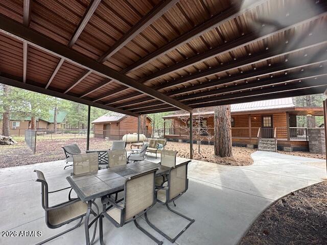 207 Blue Ridge Road Mormon Lake, AZ 86038 - Photo 36 of 67 Covered Custom Patio