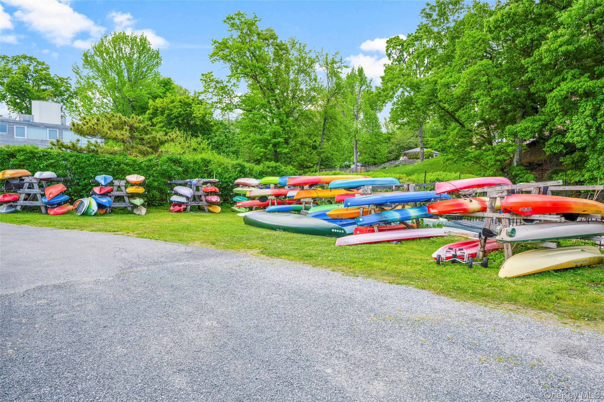63 Rye Road Rye, NY 10580 - Photo 35 of 50 Kayak or paddle board storage available for residents at Greenhaven Beach Association.