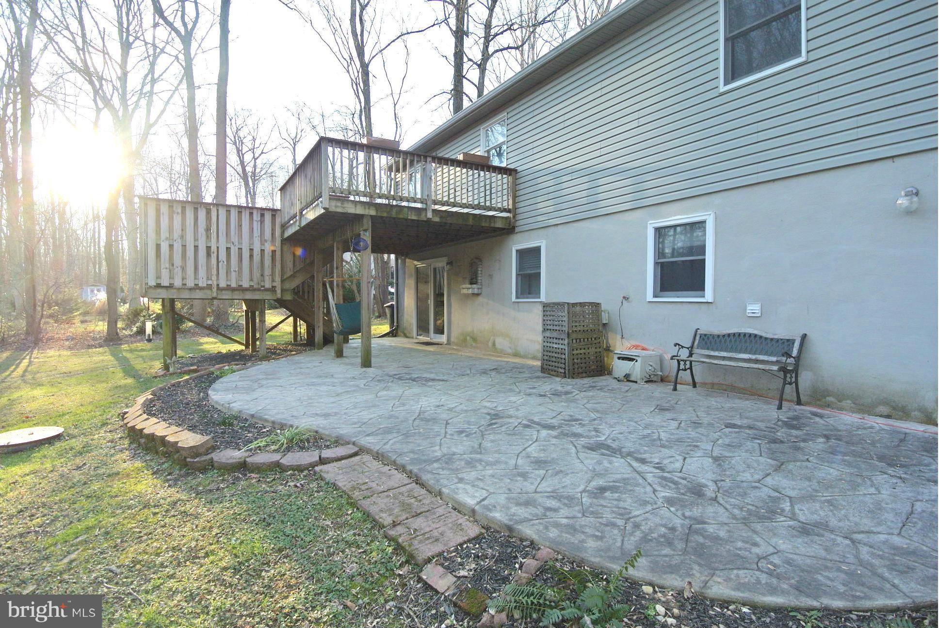 3939 Hodges Road Monkton, MD 21111 - Photo 27 of 30 Custom 44 x 17 Stamped Concrete Patio