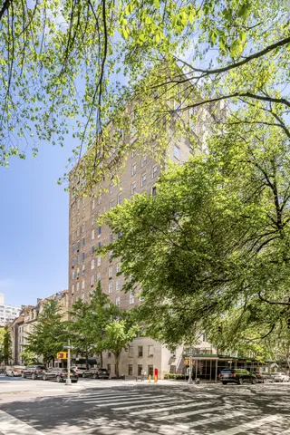 a view of a city street