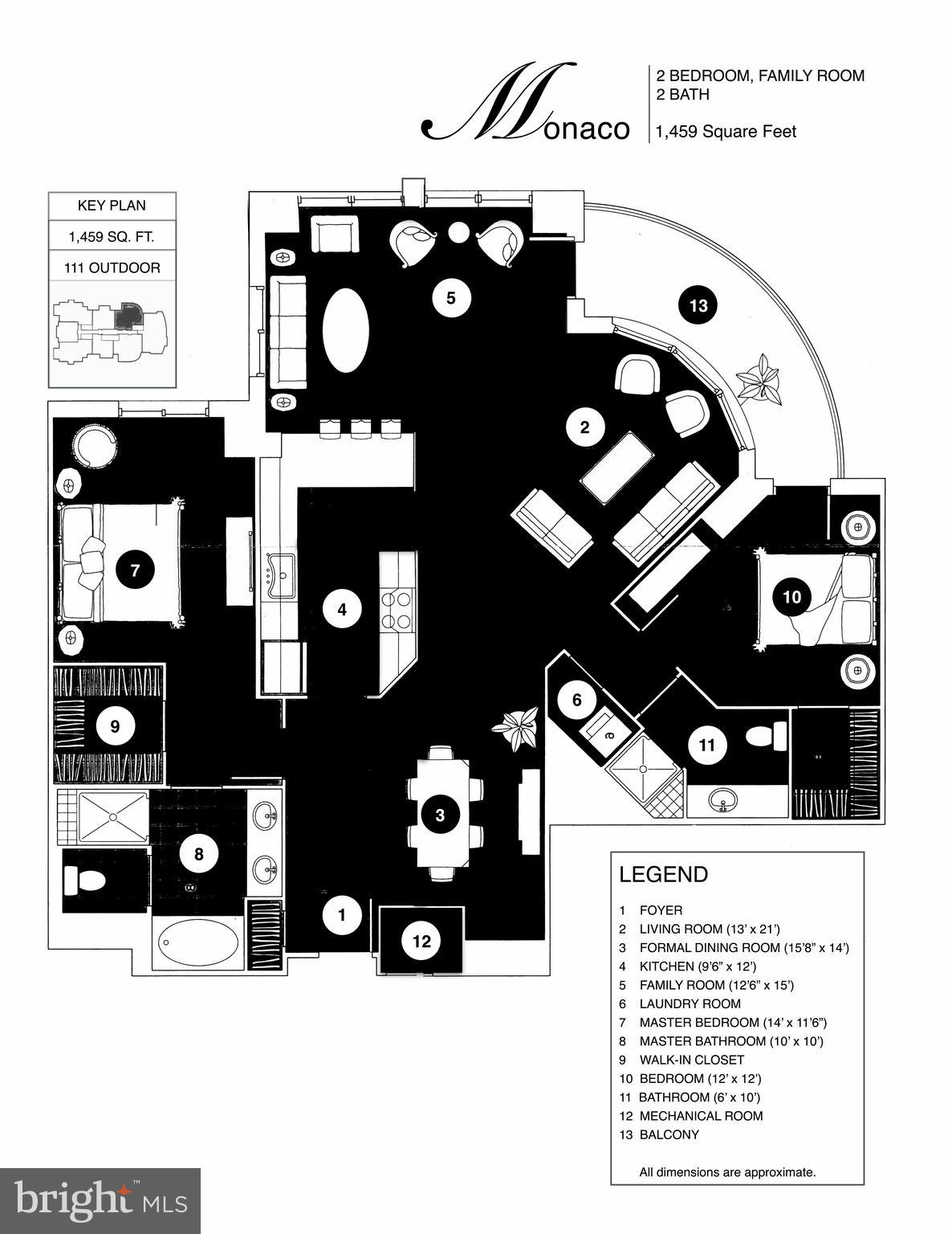 11990 Market Street, Unit 1403 Reston, VA 20190 - Photo 58 of 58 Builders floorplan