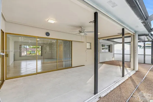 a view of an empty room