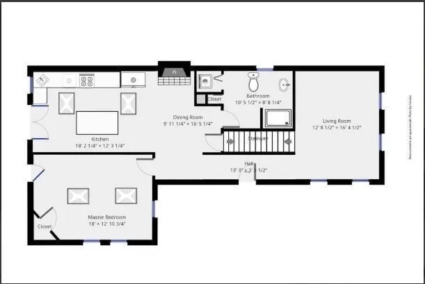 a picture of a floor plan