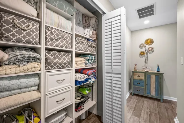 a view of storage and utility room