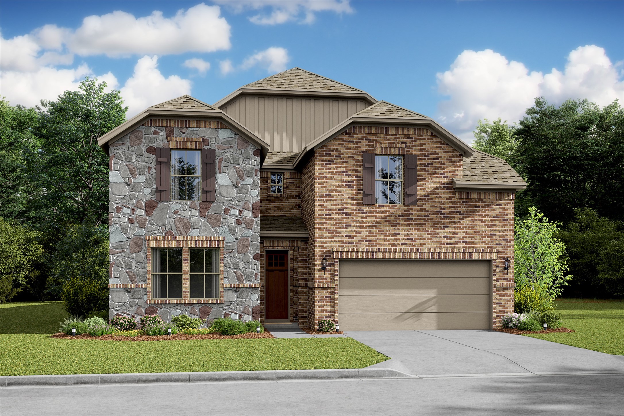 2939 Clapbread Lane Rosenberg, TX 77471 - Photo 2 of 49 Gorgeous Tuscaloosa design by K. Hovnanian Homes with elevation TA in beautiful Kingdom Heights. (*Artist rendering used for illustration purposes only.)
