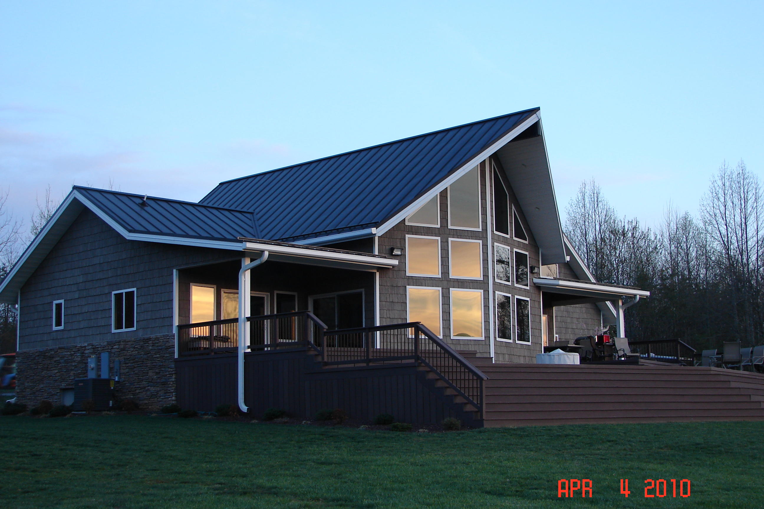 1928 Glass Hill Road Goode, VA 24556 - Photo 32 of 34 032 Rear of House at Dusk