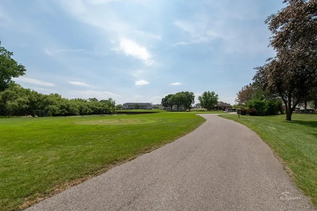 a view of building with outdoor space
