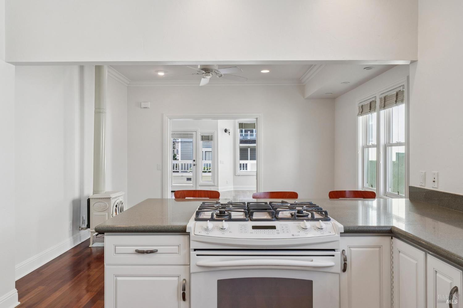 102 F Street San Rafael, CA 94901 - Photo 21 of 80 a stove top oven sitting inside of a kitchen