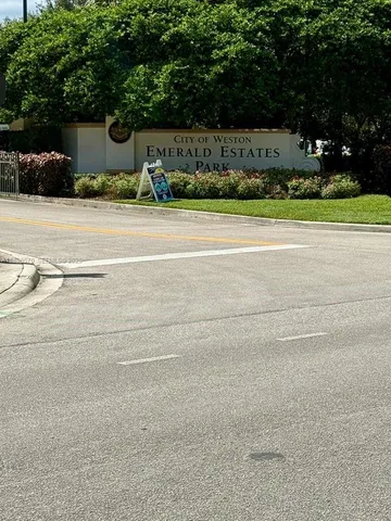 a street view with garden