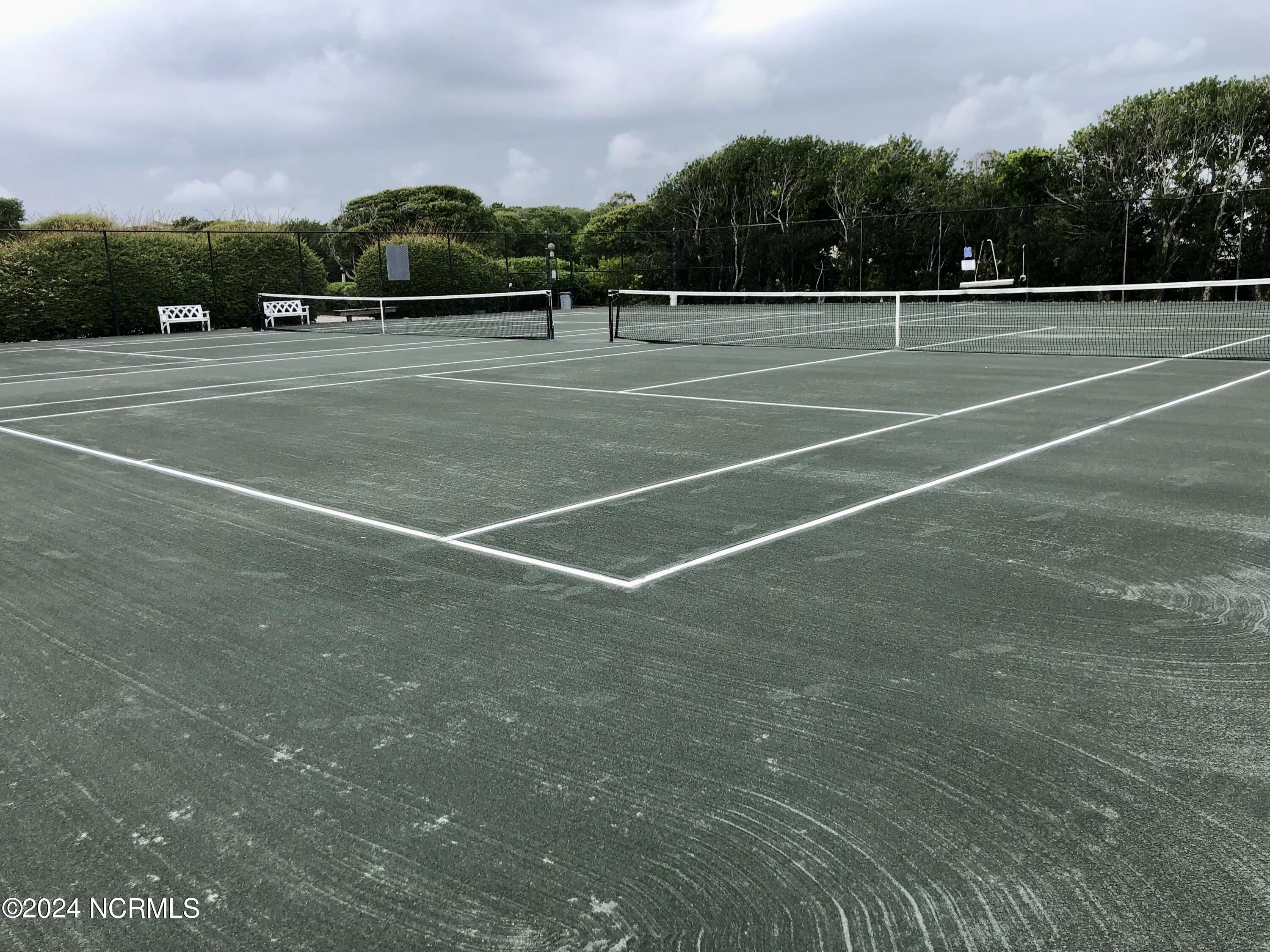 549 Coral Ridge Road Pine Knoll Shores, NC 28512 - Photo 53 of 80 Tennis court