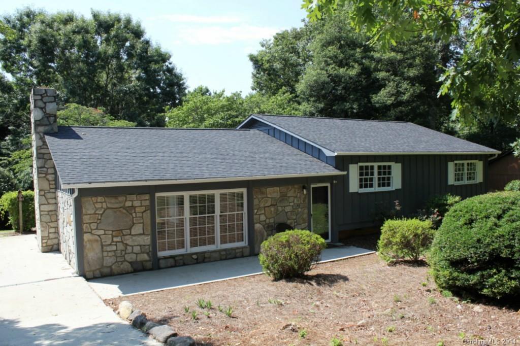 a view of a house with a garden