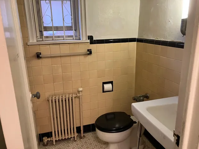 a bathroom with a sink and a toilet