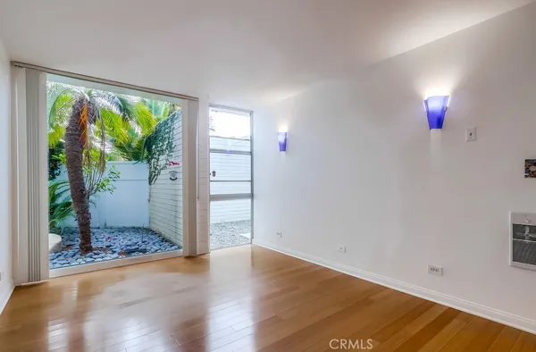 a view of a terrace with sitting area