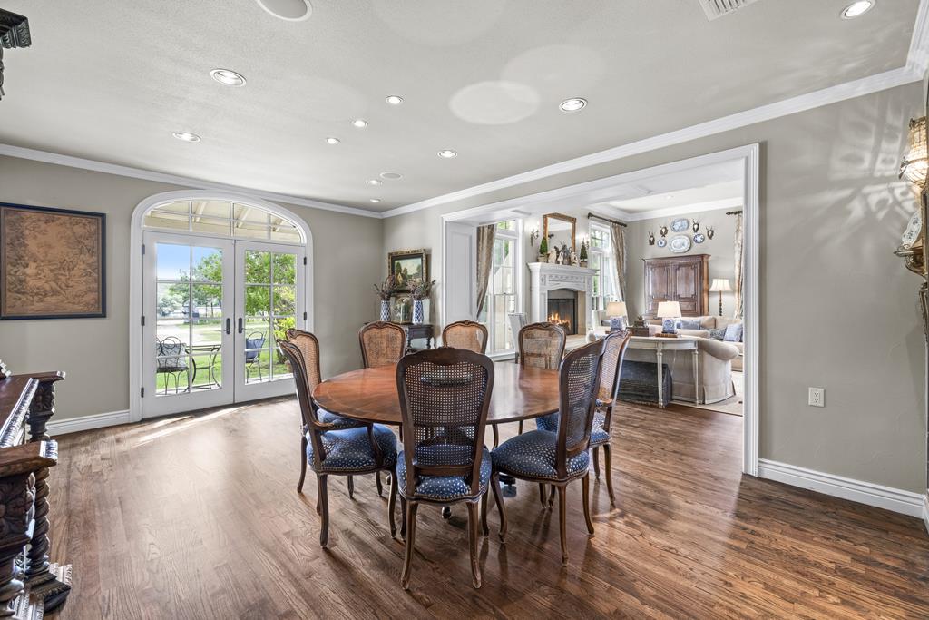 3965 Highway 27 Kerrville, TX 78028 - Photo 8 of 62 a view of a dining room with furniture window and wooden floor