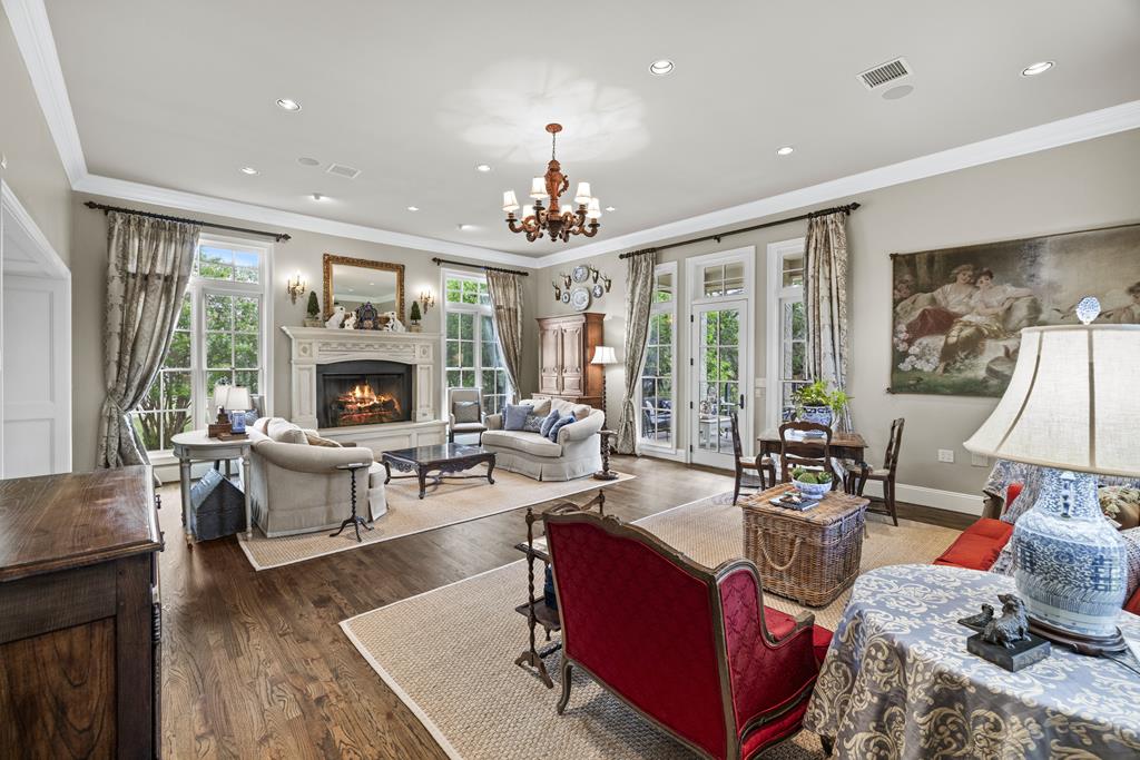 3965 Highway 27 Kerrville, TX 78028 - Photo 10 of 62 a living room with furniture fireplace and a large window