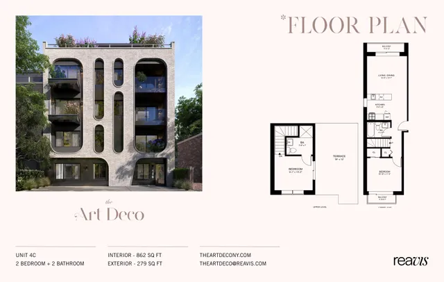 $849,000 | 406 Midwood Street, Unit PH | Wingate