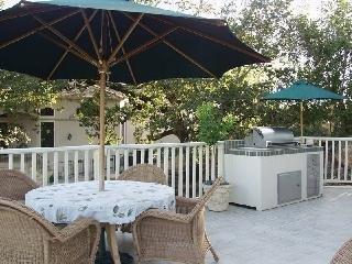 3764 Skyfarm Drive Santa Rosa, CA 95403 - Photo 5 of 6 a view of a chairs and table under an umbrella